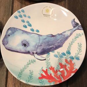 🐳 NWT TarHong brand Melamine whale plates
